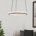 Eglo - Dimmable LED pendant light on cable, 2xLED/20W/230V, 2700-6500K, Ø 48 cm, beige + remote control