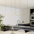 Eglo - Dimmable LED Pendant Light on Cable LED/22W/230V 2700/4000/6500K Gold
