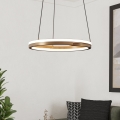 Eglo - Dimmable LED pendant on cable 2xLED/20W/230V 2700-6500K diam. 48 cm bronze + remote control