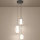 Eglo - Dimmable LED pendant on cable LED/7W/230V + 2xLED/5.5W + 3xLED/1.6W 2200-6500K black chrome