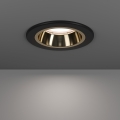 Eglo - Dimmable LED recessed bathroom ceiling light LED/4.8W/230V 2700/4000/6500K IP44 Black
