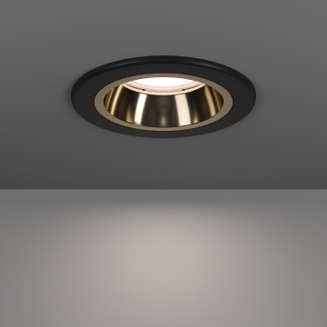 Eglo - Dimmable LED recessed bathroom ceiling light LED/4.8W/230V 2700/4000/6500K IP44 Black