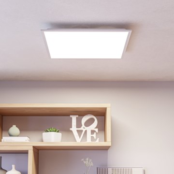 Eglo - Dimmable LED Surface-Mounted Panel 33W/230V 2700-6500K 60x60 cm White + Remote Control