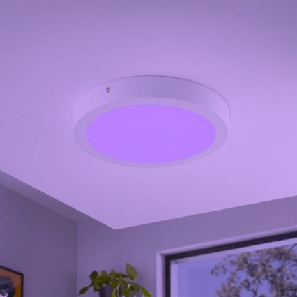 Eglo - LED RGBW Dimmable Ceiling Light FUEVA-C LED/21W/230V Ø 30 cm