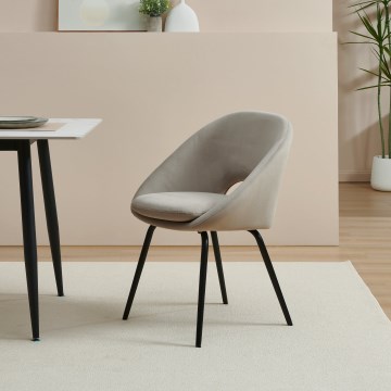 Eglo - Dining Chair 80 x 56 cm, Gray