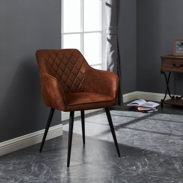 Eglo - Dining chair 81.5 x 63 cm brown