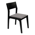 Eglo - Dining chair 84x55 cm black/grey