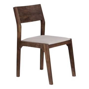 Eglo - Dining chair 84x55 cm brown/cream