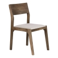 Eglo - Dining chair 84x55 cm brown/creamy
