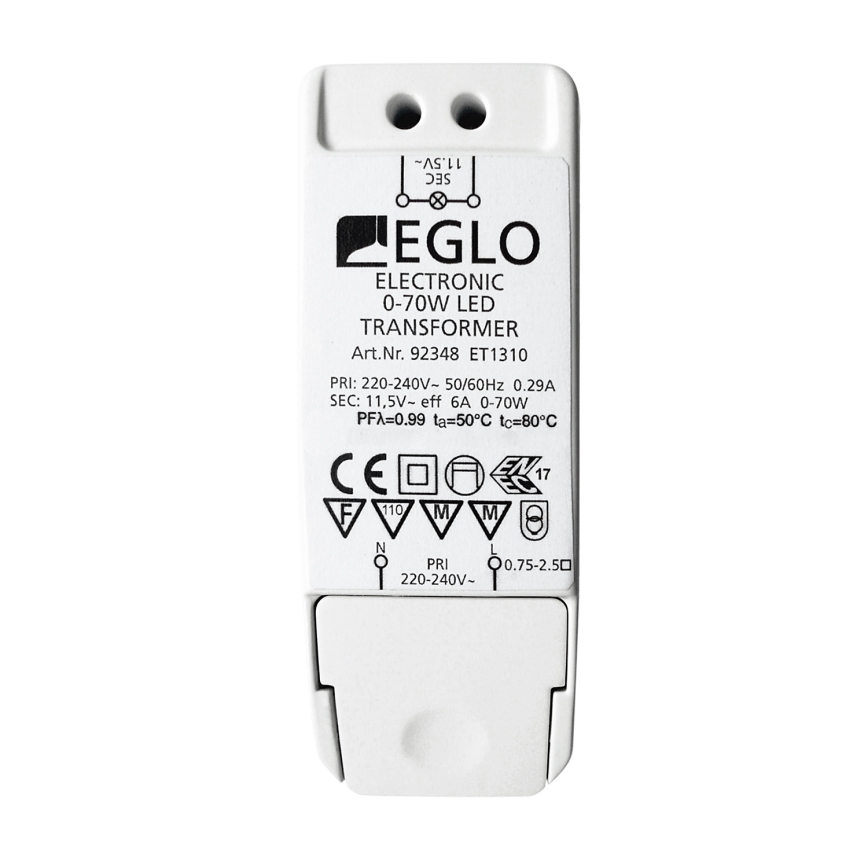 Eglo - electrical transformer 70W/230V/11.5V AC