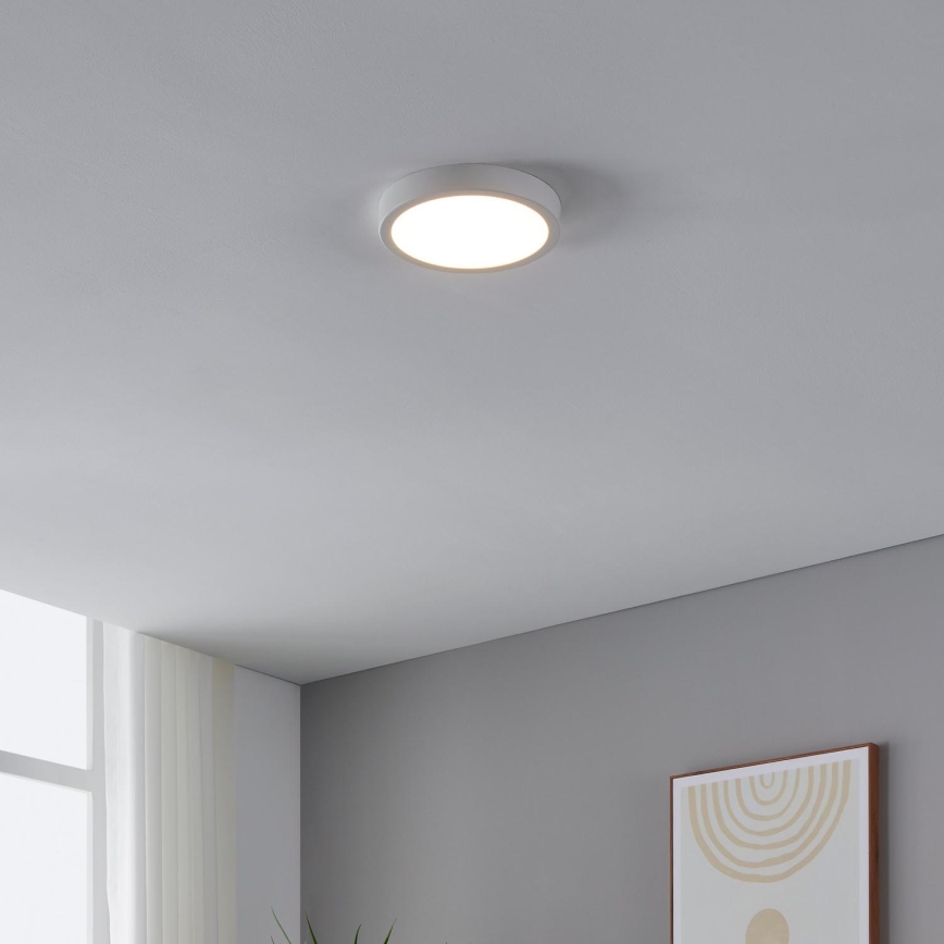 Eglo - FUEVA LED ceiling light with sensor, 17W/230V/3000K ø 21 cm
