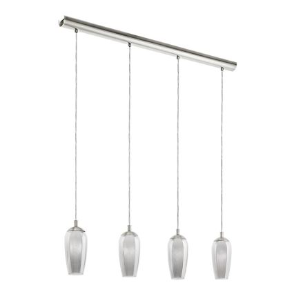 Eglo - Replacement lampshade for chandelier FARSALA G9 grey
