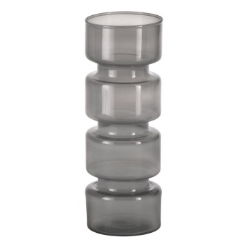 Eglo - Glass vase 26x90 cm grey