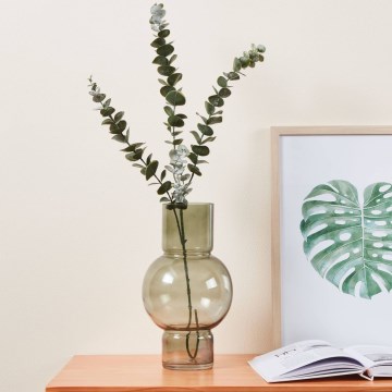 Eglo - Glass vase 28x15,5 cm green