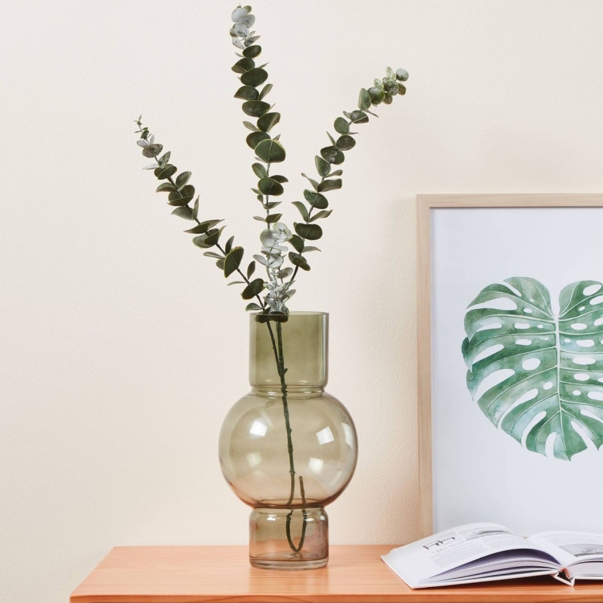 Eglo - Glass vase 28x15,5 cm green
