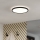 Eglo - LED bathroom ceiling light, 16.4W / 230V, 30 cm diameter, IP54, black