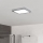 Eglo - LED Bathroom Ceiling Light LED/10.5W/230V 2700/4000/6500K 22x22 cm IP44 Polished Chrome