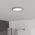 Eglo - LED Bathroom Ceiling Light LED/11.5W/230V 2700/4000/6500K Ø 21.1 cm IP44 Polished Chrome