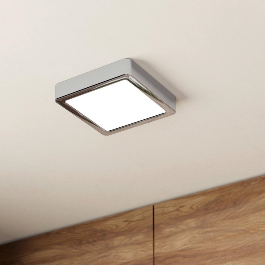 Eglo - LED Bathroom ceiling light LED/11W/230V IP44 shiny chrome