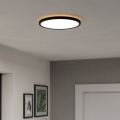 Eglo - LED Bathroom ceiling light LED/13,9W/230V 2700/4000/6500K d. 30 cm IP44 black
