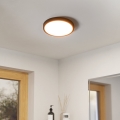 Eglo - LED Bathroom Ceiling Light LED/14.2 W/230 V 2700/4000/6500 K Ø 27.8 cm IP44 Black