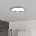 Eglo - LED Bathroom Ceiling Light LED/14.2W/230V 2700/4000/6500K Ø 27.8 cm IP44 Polished Chrome