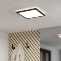 Eglo - LED bathroom ceiling light LED/16.4W/230V 29x29 cm IP54 black