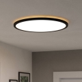 Eglo - LED Bathroom ceiling light LED/16,8W/230V 2700/4000/6500K d. 50 cm IP44 black