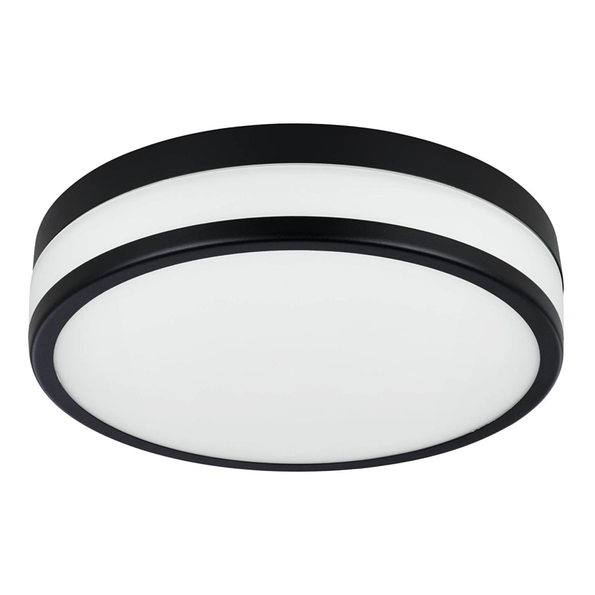 Eglo - LED Bathroom ceiling light LED/17,1W/230V IP44 black