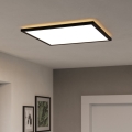 Eglo - LED Bathroom ceiling light LED/17W/230V 2700/4000/6500K 50x50 cm IP44 black