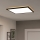 Eglo - LED Bathroom ceiling light LED/17W/230V 2700/4000/6500K 50x50 cm IP44 black