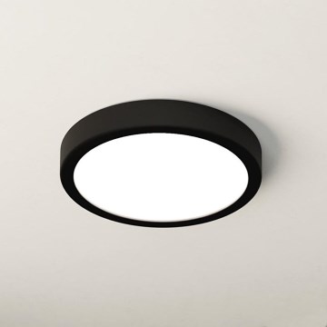 Eglo - LED Bathroom ceiling light LED/17W/230V black IP44