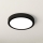 Eglo - LED Bathroom ceiling light LED/17W/230V black IP44
