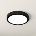 Eglo - LED Bathroom Ceiling Light LED/17W/230V black IP44 Ø 21 cm