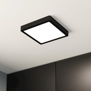 Eglo - LED Bathroom ceiling light LED/17W/230V IP44 black