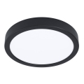Eglo - LED Bathroom ceiling light LED/20,5W/230V IP44 black