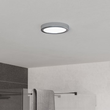 Eglo - LED Bathroom Ceiling Light LED/7.5W/230V 2700/4000/6500K Ø 16.6 cm IP44 Glossy Chrome