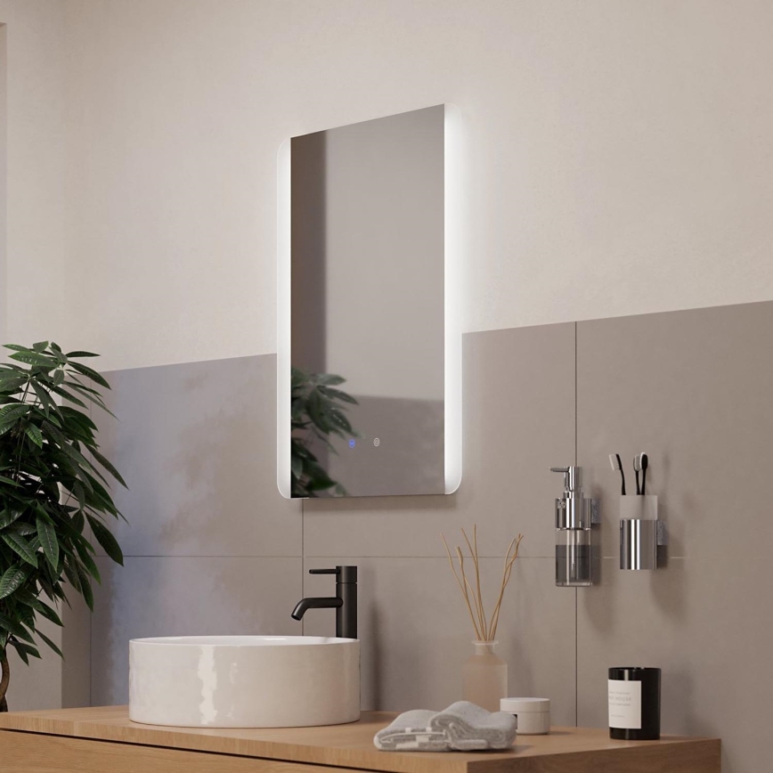 Eglo - LED Bathroom heated wall mirror with a backlight LED/28W/230V IP44