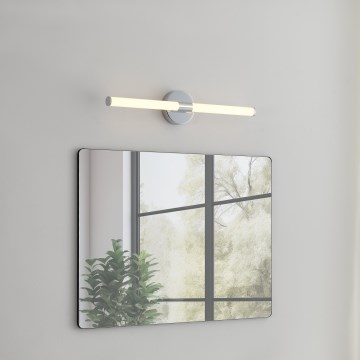 Eglo - LED Bathroom Mirror Light 11W/230V 3000/4000/6500K 60 cm IP44 Polished Chrome