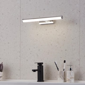 Eglo - LED Bathroom Mirror Light, 7.4W/230V, 40 cm, IP44, Polished Chrome