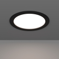 Eglo - LED Bathroom Recessed Ceiling Light LED/10,5W/230V 2700/4000/6500K pr. 16,8 cm IP44 Black