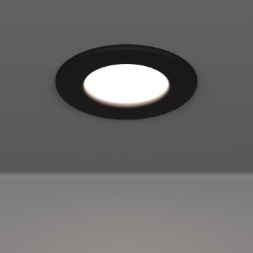 Eglo - LED bathroom recessed ceiling light LED/3.7W/230V 2700/4000/6500K Ø 8.8 cm IP44 black