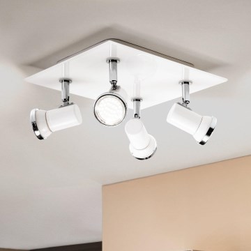 Eglo - LED bathroom spotlight 4xGU10-LED/3.3W/230V