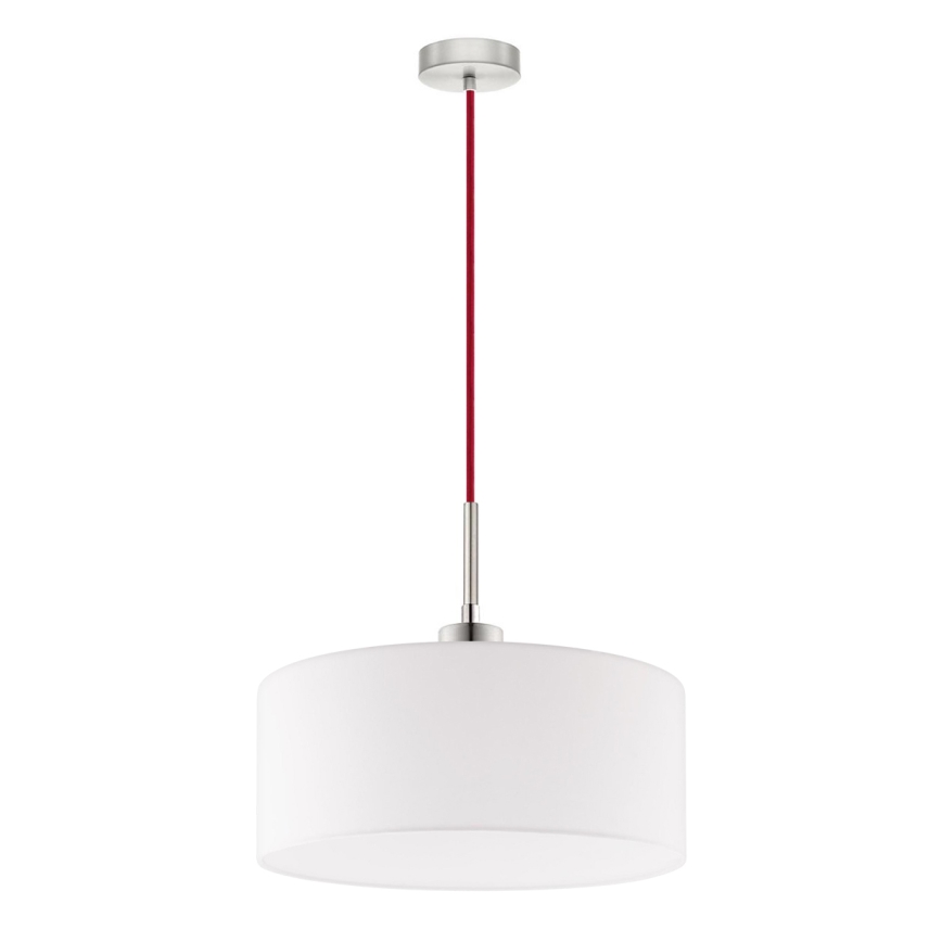 Eglo - LED Cable Pendant TUNJA 1xE27/60W/230V White