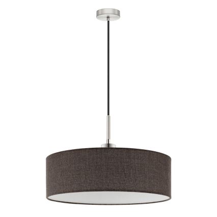Eglo - LED Cable-Suspended Pendant Light TUNJA 1xE27/60W/230V brown