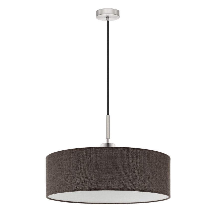 Eglo - LED Cable-Suspended Pendant Light TUNJA 1xE27/60W/230V brown