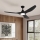 Eglo - LED Ceiling Fan LED/19W/230V Ø 132 cm Black + Remote Control