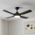 Eglo - LED Ceiling fan LED/20W/230V black + remote control