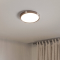 Eglo - LED ceiling light, 14.2 W, 230 V, 2700/4000/6500 K, Ø 27.8 cm, matte chrome