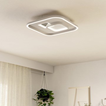 Eglo - LED Ceiling light 1xLED/16,2W/230V + 1xLED/9,2W 38x38 cm white